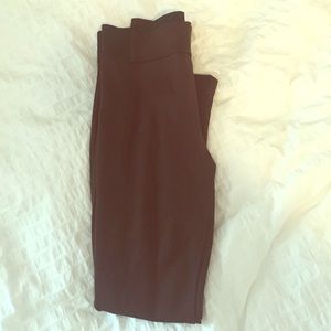 Talbots dark brown riding pants/dress leggings